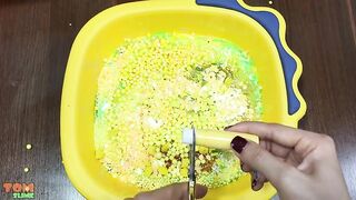 Yellow Slime | Mixing Random Things into Slime | Satisfying Slime Videos #241