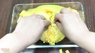 Yellow Slime | Mixing Random Things into Slime | Satisfying Slime Videos #235