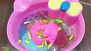 Hello Kitty Slime | Mixing Random Things into Store Bought Slime | Satisfying Slime Videos #231