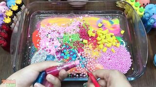 Rainbow Slime | Mixing Too Many Things into Clear Slime | Satisfying Slime Videos #228