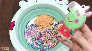 Peppa Pig Slime | Mixing Random Things into Glossy Slime | Satisfying Slime Videos #225