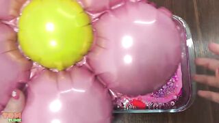 Pink Slime | Mixing Random Things into Slime | Satisfying Slime Videos #224