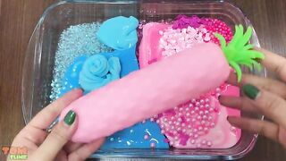 Mickey Mouse & Minnie Pink Vs Blue | Mixing Random Things into Slime | Satisfying Slime Videos #223