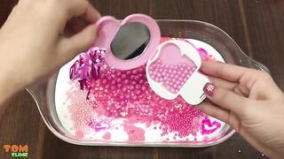 Hello Kitty Slime | Mixing Random Things into Glossy Slime | Satisfying Slime Videos #200