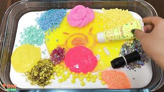Mixing Random Things into Glossy Slime | Slime Smoothie | Satisfying Slime Videos #188