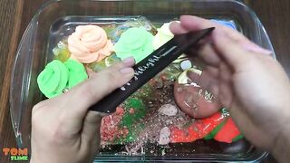 Lips Slime | Mixing Makeup And Clay into Clear Slime | Slime Smoothie | Satisfying Slime Videos #181