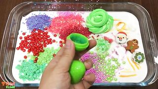 Christmas Slime | Mixing Random Things into Slime | Satisfying Slime Videos #178