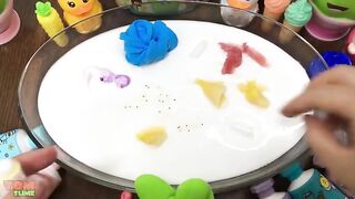 Mixing Makeup and Clay into Glossy Slime | Slime Smoothie | Satisfying Slime Videos #165