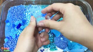 Blue Slime | Mixing Random Things into Slime | Satisfying Slime Videos #161