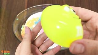 Mixing Random Things into Glossy Slime | Slime Smoothie | Satisfying Slime Videos #146