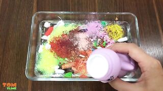 Mixing Makeup and Glitter into Clear Slime | Slime Smoothie | Satisfying Slime Videos #143
