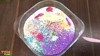 Mixing Random Things into Glossy Slime | Slime Smoothie | Satisfying Slime Videos #138