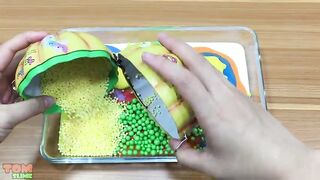 Mixing Random Things into Glossy Slime | Slime Smoothie | Satisfying Slime Videos #127