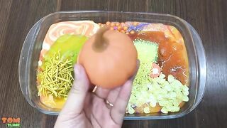 Halloween Slime | Mixing Random Things into Slime | Satisfying Slime Videos #123
