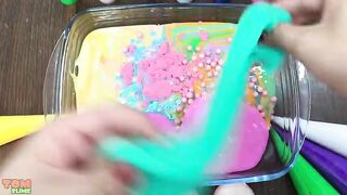 RAINBOW SLIME | Mixing Random Things into Slime | Satisfying Slime Videos #110