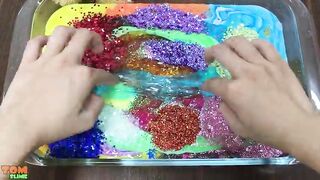 Mixing Glitter into Store Bought Slime | Slime Smoothie | Satisfying Slime Videos #101