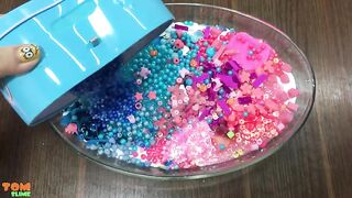 PEPPA PIG SLIME Pink Vs Blue | Mixing Random Things into Slime | Satisfying Slime Videos #100