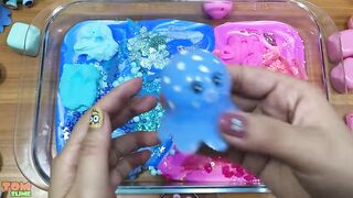 PINK HELLO KITTY Vs BLUE PEPPA PIG | Mixing Random Things into Slime | Satisfying Slime Videos #87