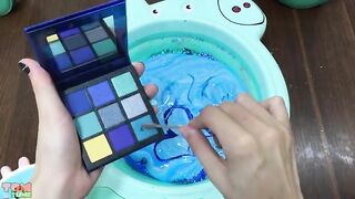 BLUE PEPPA PIG SLIME | Mixing Random Things into Slime | Satisfying Slime Videos #82