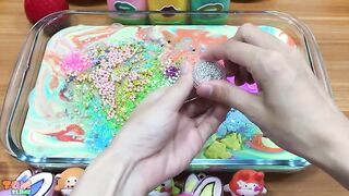 Relaxing with Piping Bags !! Mixing Random Things Into Slime !! Satisfying Slime Smoothie #68