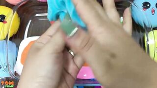 Rainbow Piping Bags Slime | Mixing Random Things into Slime | Satisfying Slime Videos #63