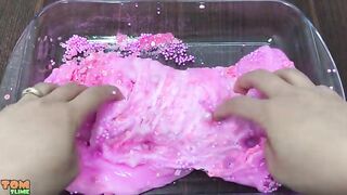 PINK HELLO KITTY and Mickey Mouse | Mixing Random Things into Slime | Satisfying Slime Videos #61