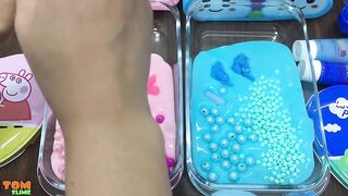 PINK Vs BLUE Slime | Mixing Random Things into Slime ! Satisfying Slime Videos #30