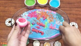 Mixing Makeup and Beads into Slime | Slime Smoothie | Satisfying Slime Videos #27