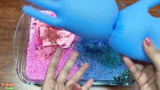 PINK Vs BLUE Slime | Mixing Random Things into Slime ! Satisfying Slime Videos