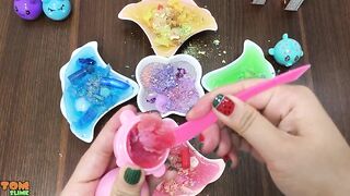 Mixing Makeup Eyeshadow into Clear Slime ! Special Series #2 Satisfying Slime Videos
