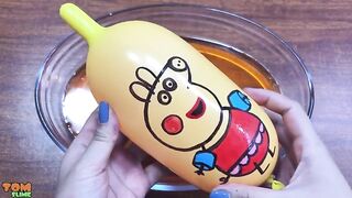 Peppa Pig Slime | Making Slime with Funny Balloons | Tom Slime