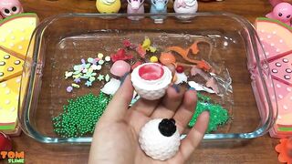 Mixing Makeup and Beads into Clear Slime | Satisfying Slime Videos #2 | Tom Slime