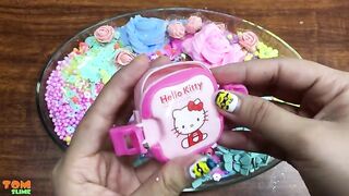 Special Series Hello Kitty Slime | Mixing Random Things into Glossy Slime | Satisfying Slime Videos