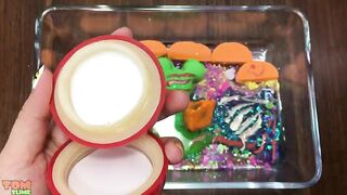 Mixing Makeup and Clay into Store Bought Slime | Slime Smoothie | Satisfying Slime Videos