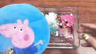 PEPPA PIG Hello Kitty & Unicorn Slime | Mixing Random Things into Clear Slime | Tom Slime