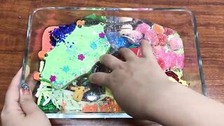 Mixing Random Things into Clear Slime | Slime Smoothie | Satisfying Slime Videos