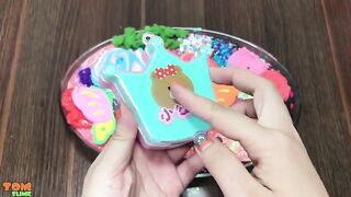DISNEY PRINCESS Slime | Mixing Makeup and Beads into Clear Slime | Satisfying Slime Videos