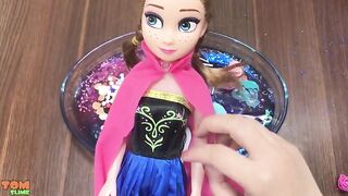 DISNEY PRINCESS Slime Frozen Elsa | Mixing Too Many Things into Store Bought Slime | Tom Slime