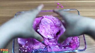 DISNEY PRINCESS Slime Pink Vs Blue | Mixing Random Things into Glossy Slime | Tom Slime
