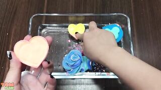 DISNEY PRINCESS and Mickey Mouse Slime | Mixing Makeup and Clay into Clear Slime | Tom Slime