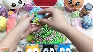Mixing Makeup and Floam into Store Bought Slime | Slime Smoothie | Satisfying Slime Videos