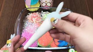 Mixing Random Things into Clear Slime !! Slime Smoothie | Most Satisfying Slime Videos 6