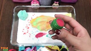 Special Series Mickey Mouse and Minnie Slime | Mixing Makeup and Clay into Glossy Slime