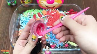 Special Series Mickey Mouse and Minnie Slime | Mixing Random Things Into Clear Slime 2