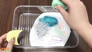 Mixing Random Things Into Glossy Slime | Slime Smoothie | Most Satisfying Slime Videos 9