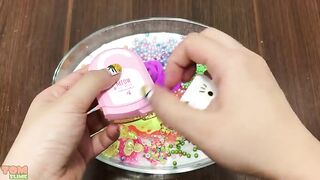 Special Series Mickey Mouse and Minnie Slime | Mixing Random Things Into Glossy Slime
