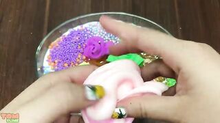 Special Series Mickey Mouse and Minnie Slime | Mixing Random Things Into Glossy Slime