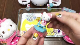 Special Series Hello Kitty Slime | Mixing Random Things Into Glossy Slime | Satisfying Slime Videos