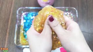 Special Series Hello Kitty Slime | Mixing Glitter into Slime | Relaxing Satisfying Slime