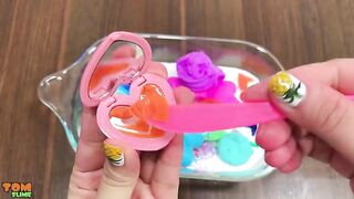 Mixing Makeup and Clay into Glossy Slime ! Slime Smoothie | Satisfying Slime Videos